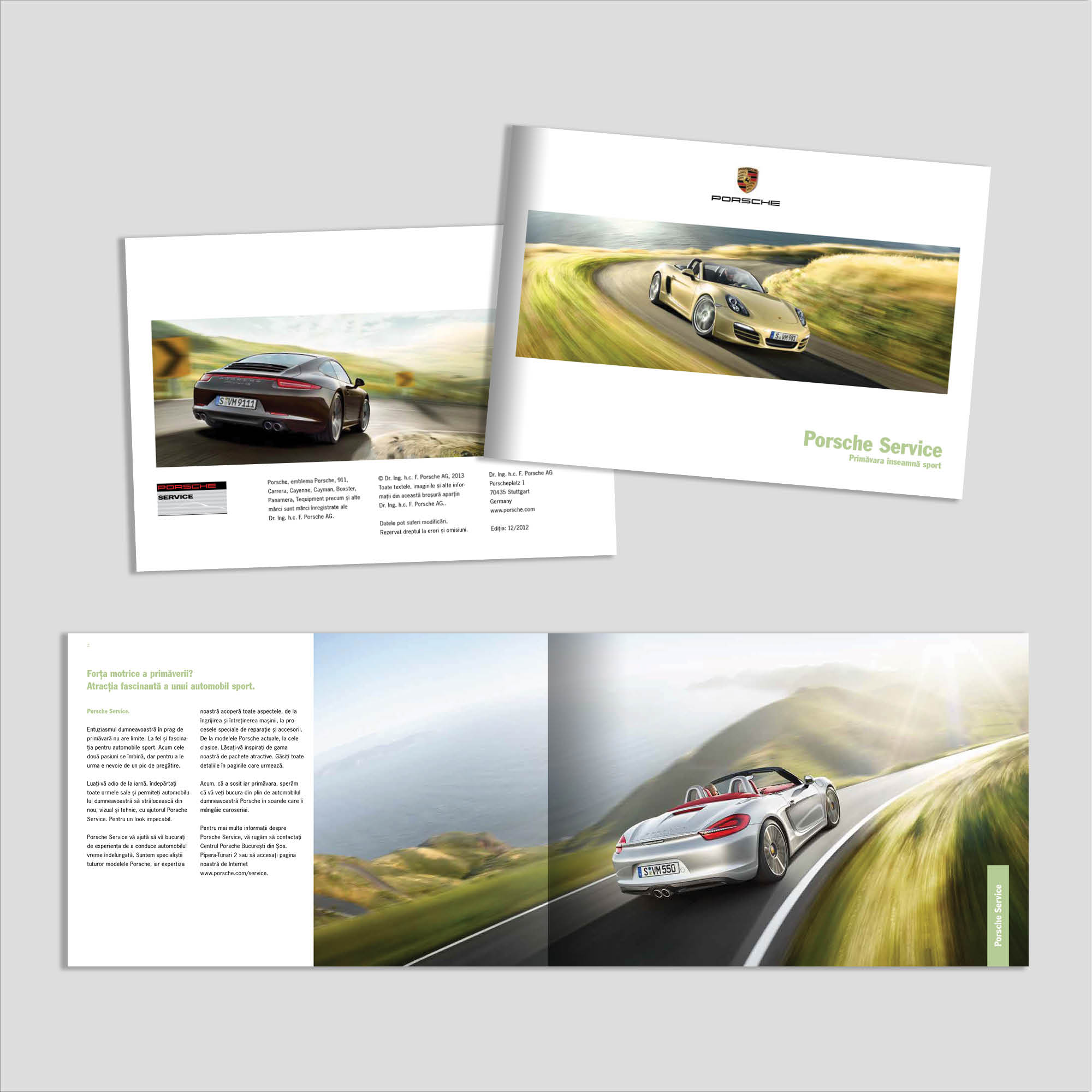 Graphic design: broșură service auto